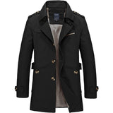 Men's Mid - Length Coat - Weriion