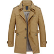 Men's Mid - Length Coat - Weriion