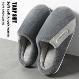 Men's Non - Slip Warm Indoor Cotton Slippers Shoes - Weriion