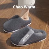 Men's Non - Slip Warm Indoor Cotton Slippers Shoes - Weriion