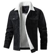 Men's Polyester Double Chest Pockets Winter Jacket - Weriion