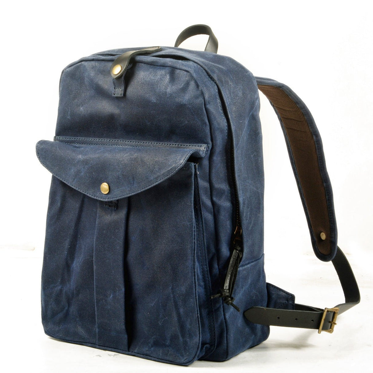 Men's Retro Outdoor Large Capacity Canvas Backpack - Weriion