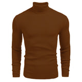 Men's Slim - Fit Turtleneck Long - Sleeved Sweater - Weriion