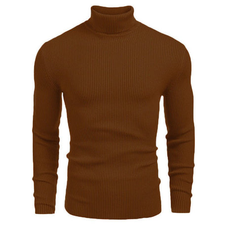 Men's Slim - Fit Turtleneck Long - Sleeved Sweater - Weriion