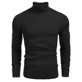 Men's Slim - Fit Turtleneck Long - Sleeved Sweater - Weriion