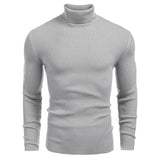 Men's Slim - Fit Turtleneck Long - Sleeved Sweater - Weriion