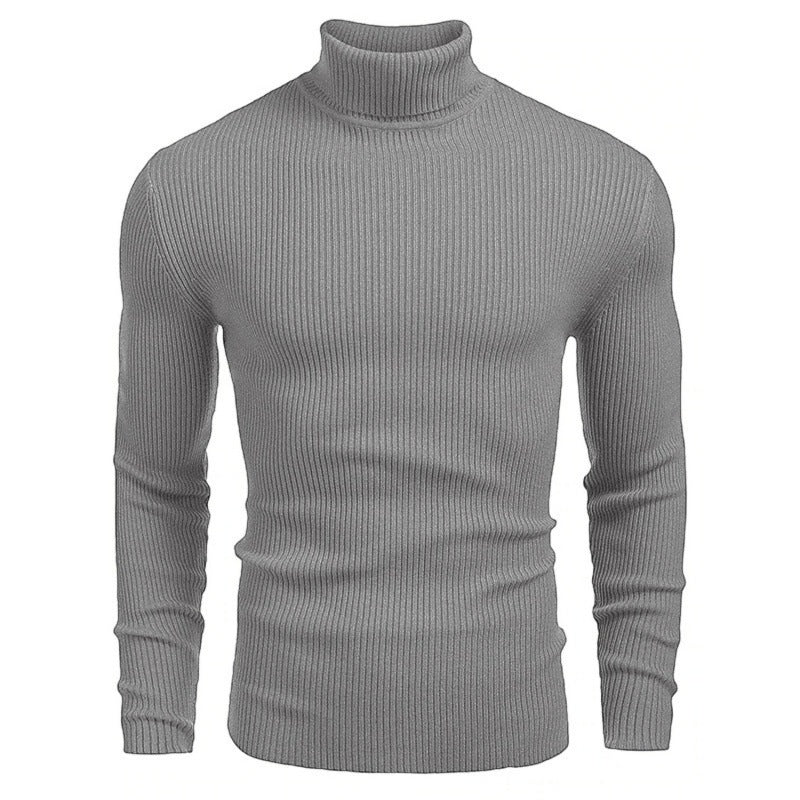 Men's Slim - Fit Turtleneck Long - Sleeved Sweater - Weriion