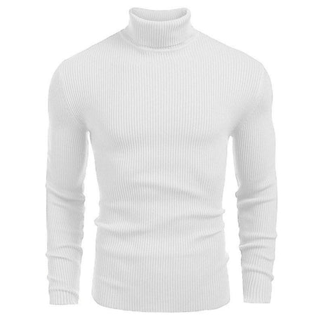 Men's Slim - Fit Turtleneck Long - Sleeved Sweater - Weriion