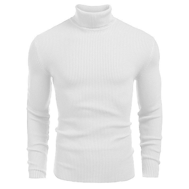 Men's Slim - Fit Turtleneck Long - Sleeved Sweater - Weriion