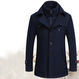 Men's Slim Fit Winter & Autumn Wool Coat - Weriion