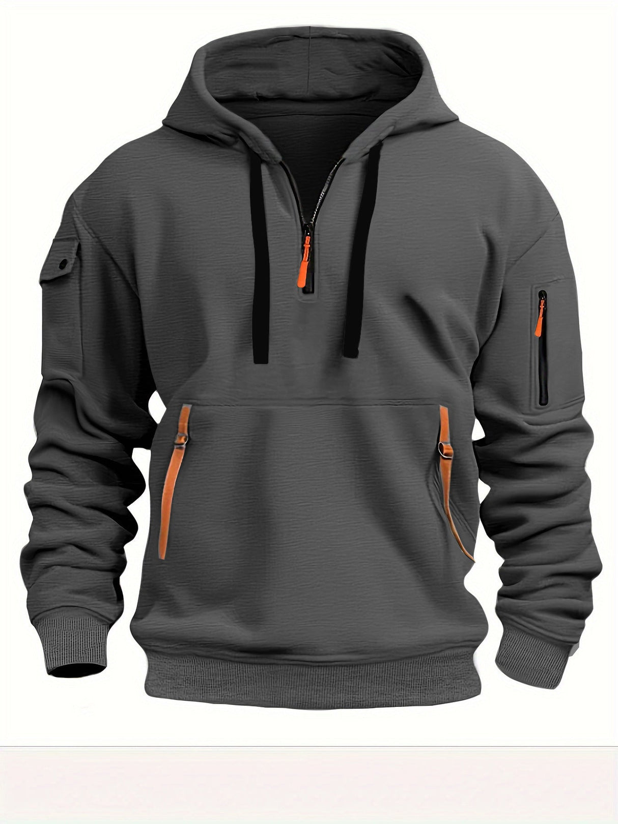 Men's Soft Comfortable Loose Fit Cotton Hoodie - Weriion