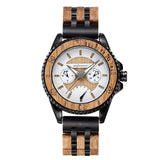 Men's Sports Mechanical Wood Watch - Weriion