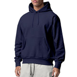 Men's Sports Solid Color Fleece Casual Sweater Hoodies - Weriion