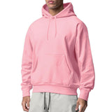 Men's Sports Solid Color Fleece Casual Sweater Hoodies - Weriion