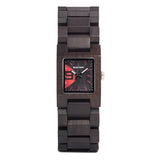 Men's Square Shaped Dial Wood Watch - Weriion