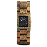 Men's Square Shaped Dial Wood Watch - Weriion