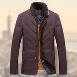 Men's Stand - Up Collar Padded Winter Autumn Jacket - Weriion