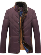 Men's Stand - Up Collar Padded Winter Autumn Jacket - Weriion