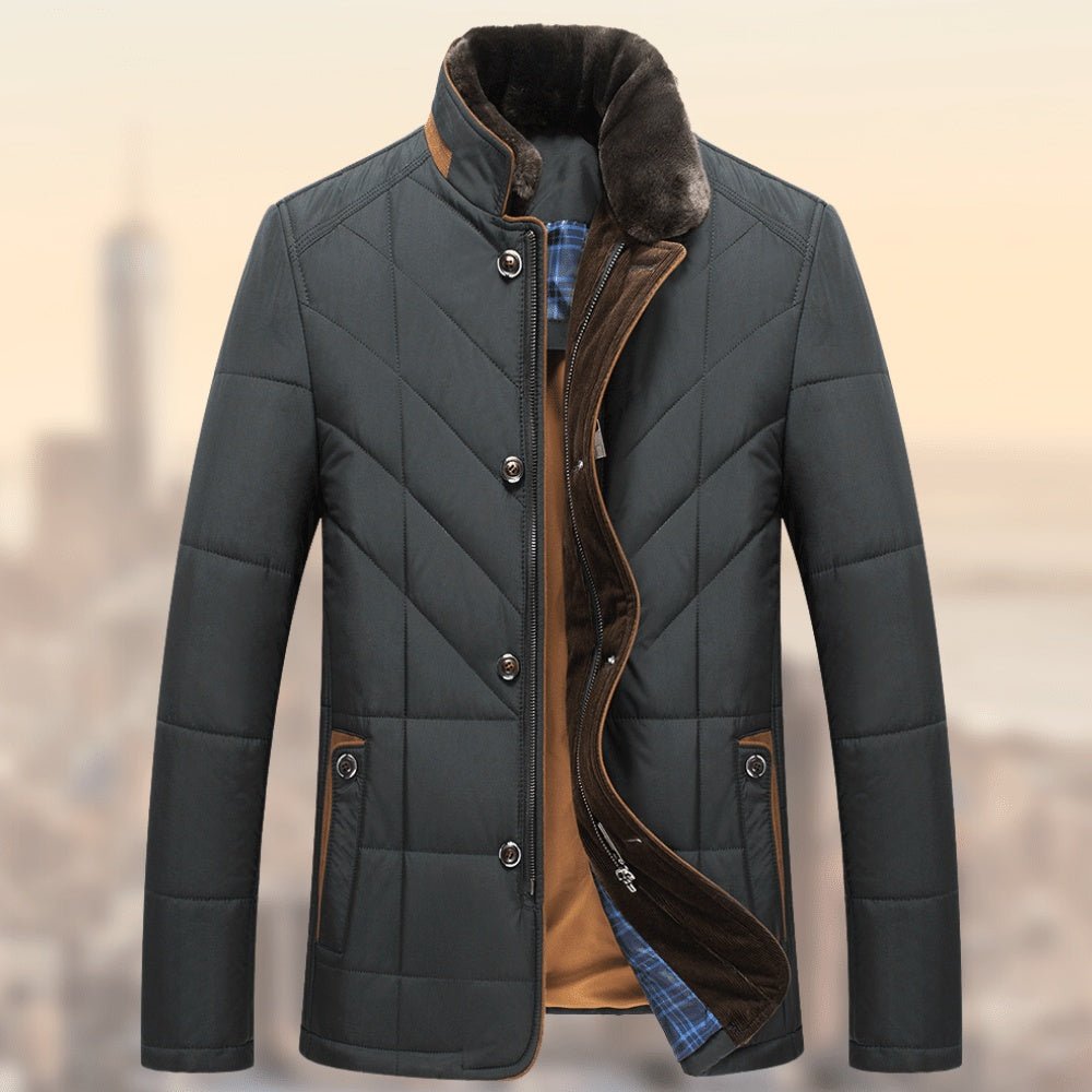 Men's Stand - Up Collar Padded Winter Autumn Jacket - Weriion