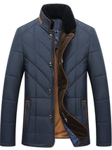 Men's Stand - Up Collar Padded Winter Autumn Jacket - Weriion