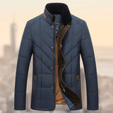 Men's Stand - Up Collar Padded Winter Autumn Jacket - Weriion