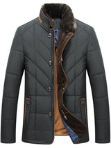 Men's Stand - Up Collar Padded Winter Autumn Jacket - Weriion