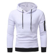 Men's Sweatshirt Hoodie With Arm Zipper Long Sleeve Slim Top - Weriion