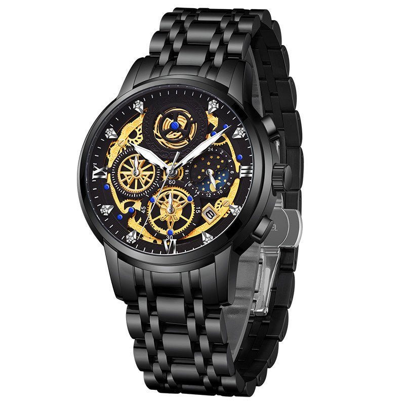 Men's Swiss Personality Waterproof Cross - Border Quartz Watch - Weriion