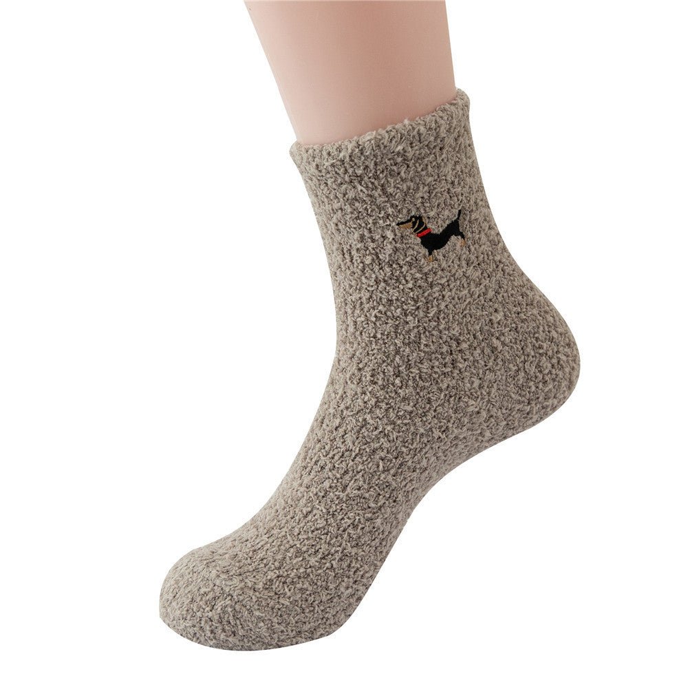 Men's Thickened Warm Coral Velvet Socks - Weriion