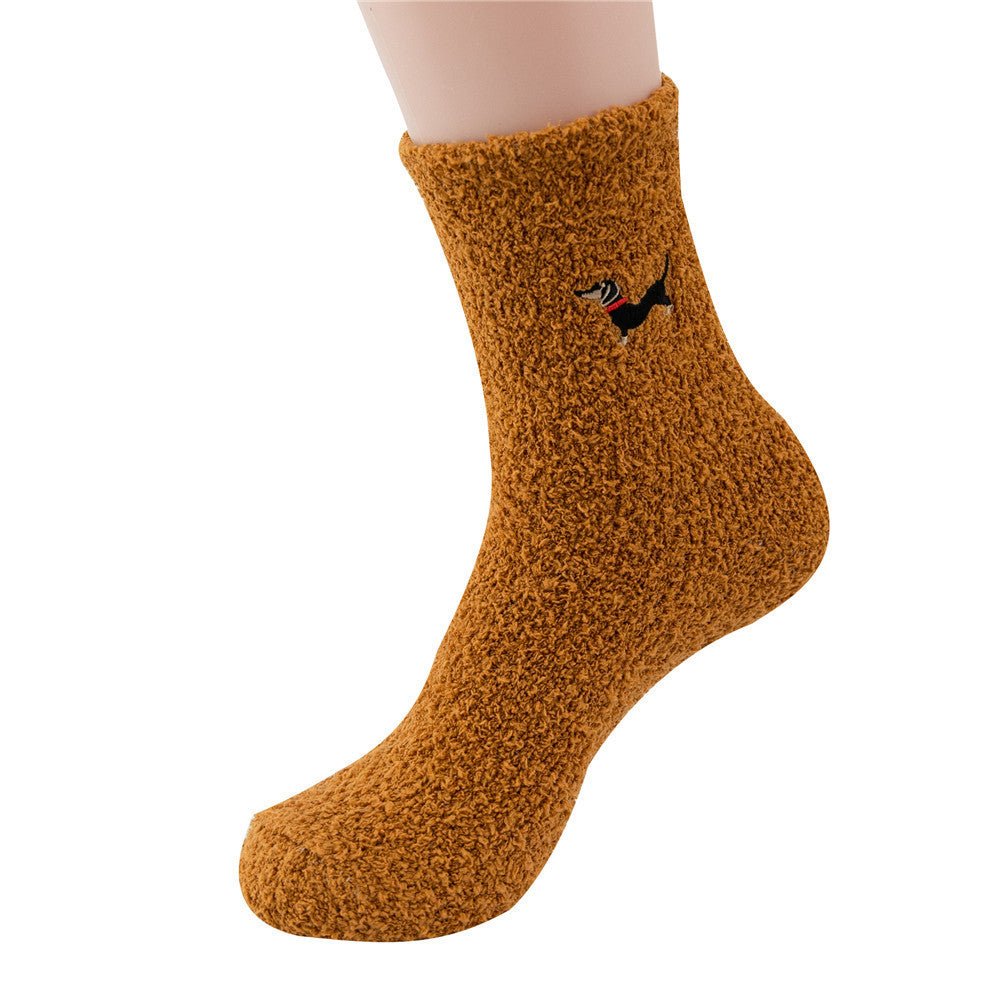 Men's Thickened Warm Coral Velvet Socks - Weriion