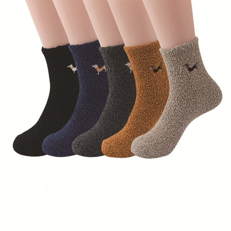 Men's Thickened Warm Coral Velvet Socks - Weriion