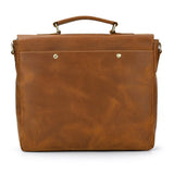 Men's Top Layer Cowhide Leather Messenger Shoulder Bags - Weriion