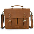 Men's Top Layer Cowhide Leather Messenger Shoulder Bags - Weriion