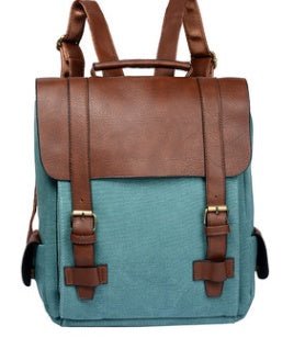 Men's Trendy PU Leather Backpack - Weriion