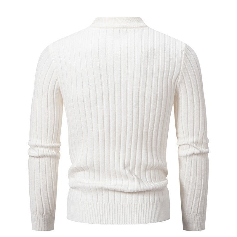 Men's Twisted Round Neck Pullover Leisure Sweaters - Weriion