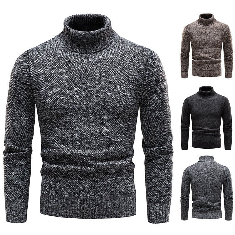 Men's Undershirt Outer Turtleneck Sweater - Weriion