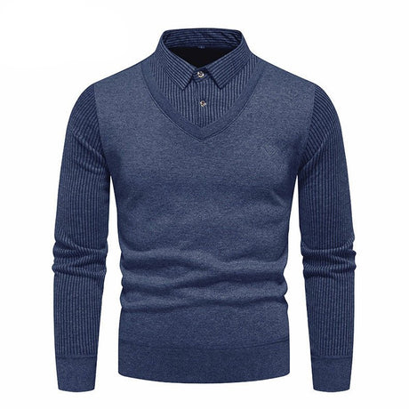 Men's Undershirt Slim Fit Fleece - Lined Two Pieces Sweaters - Weriion