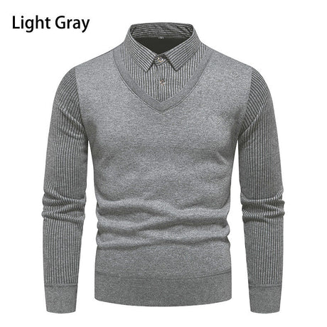 Men's Undershirt Slim Fit Fleece - Lined Two Pieces Sweaters - Weriion