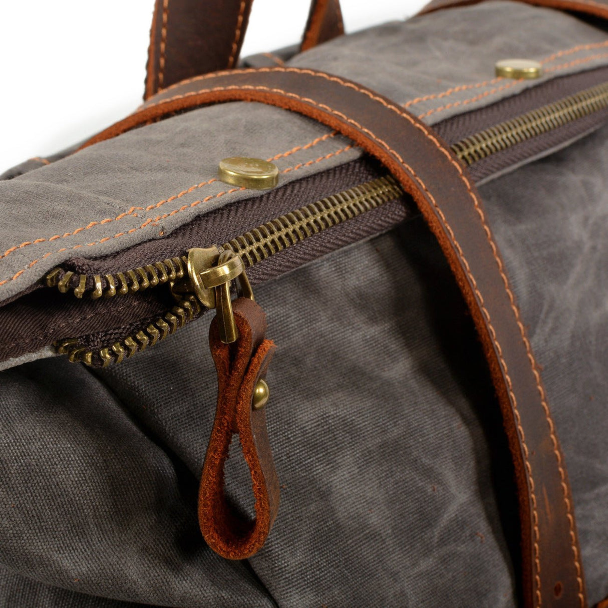 Men's Vintage Canvas & Leather Backpacks - Weriion