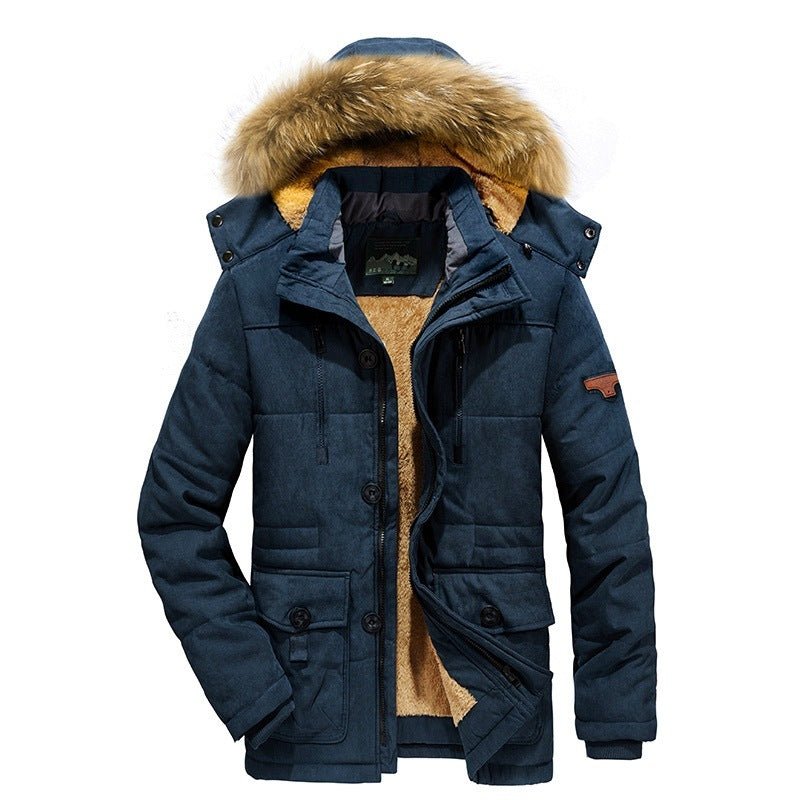 Men's Warm Padded Hooded Winter Jacket - Weriion