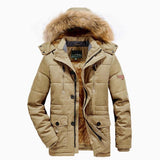 Men's Warm Padded Hooded Winter Jacket - Weriion