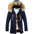 Men's Warm Winter Cotton Jacket With Fur Jacket - Weriion