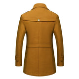 Men's Winter Autumn Dorchester Peacoat Wool Coat - Weriion