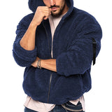 Men's Winter Double - Sided Warm Hooded Zipper Casual Hoodie - Weriion