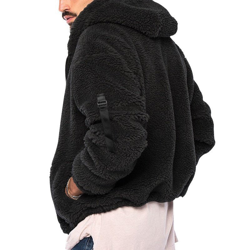 Men's Winter Double - Sided Warm Hooded Zipper Casual Hoodie - Weriion