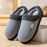 Men's Winter Home Indoor Cotton Slippers - Weriion