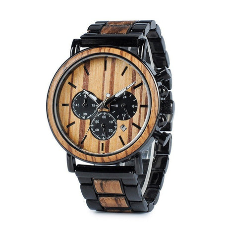 Men's Wooden Luminous Watch - Weriion