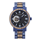 Men's Wooden Quartz Business Watch - Weriion