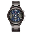 Mens Wooden Sports Quartz Movement Chronograph Watch - Weriion