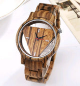 Men's Wooden Triangle Dial Watch - Weriion